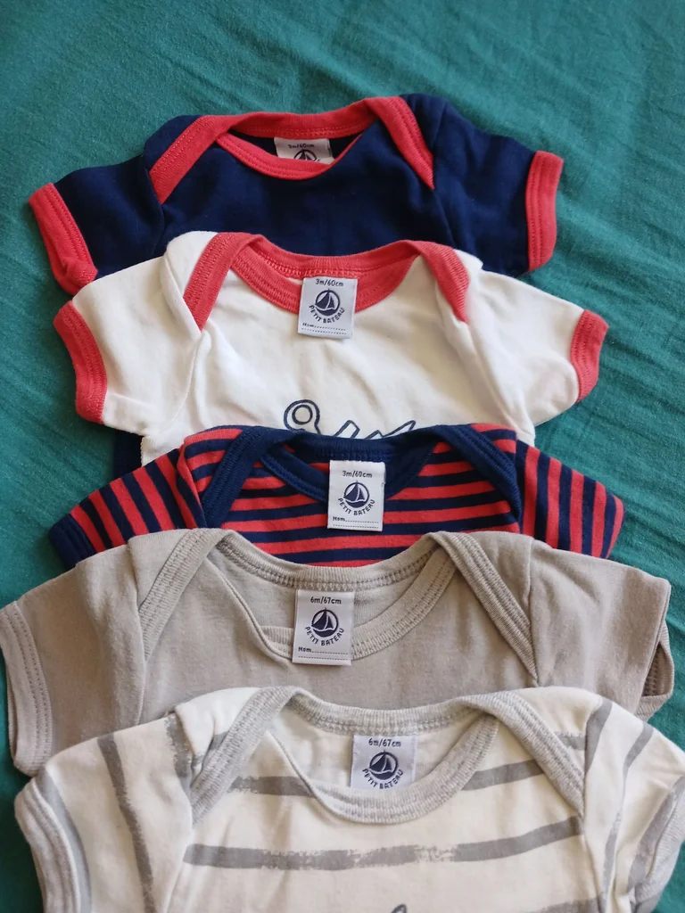 Lot 5 bodies petit bateau – photo 4